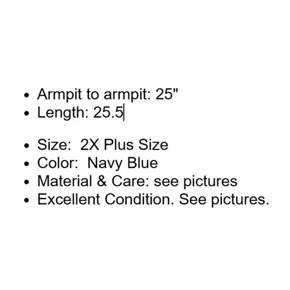 J Crew Mercantile Vest Plus Size 2X Navy Blue Quilted Puffer Full Zip Pockets - Picture 5 of 16